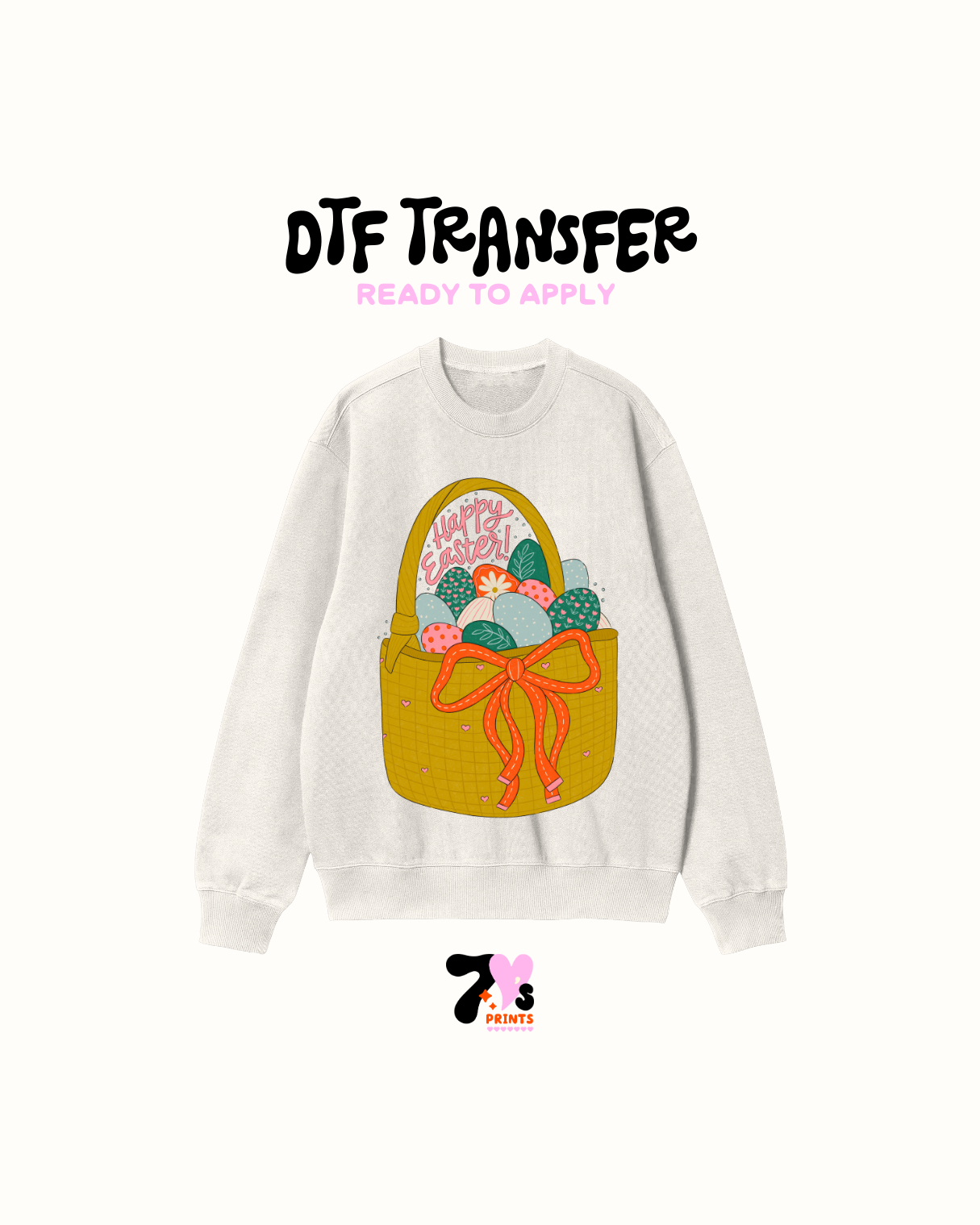 Happy easter basket - DTF Transfers