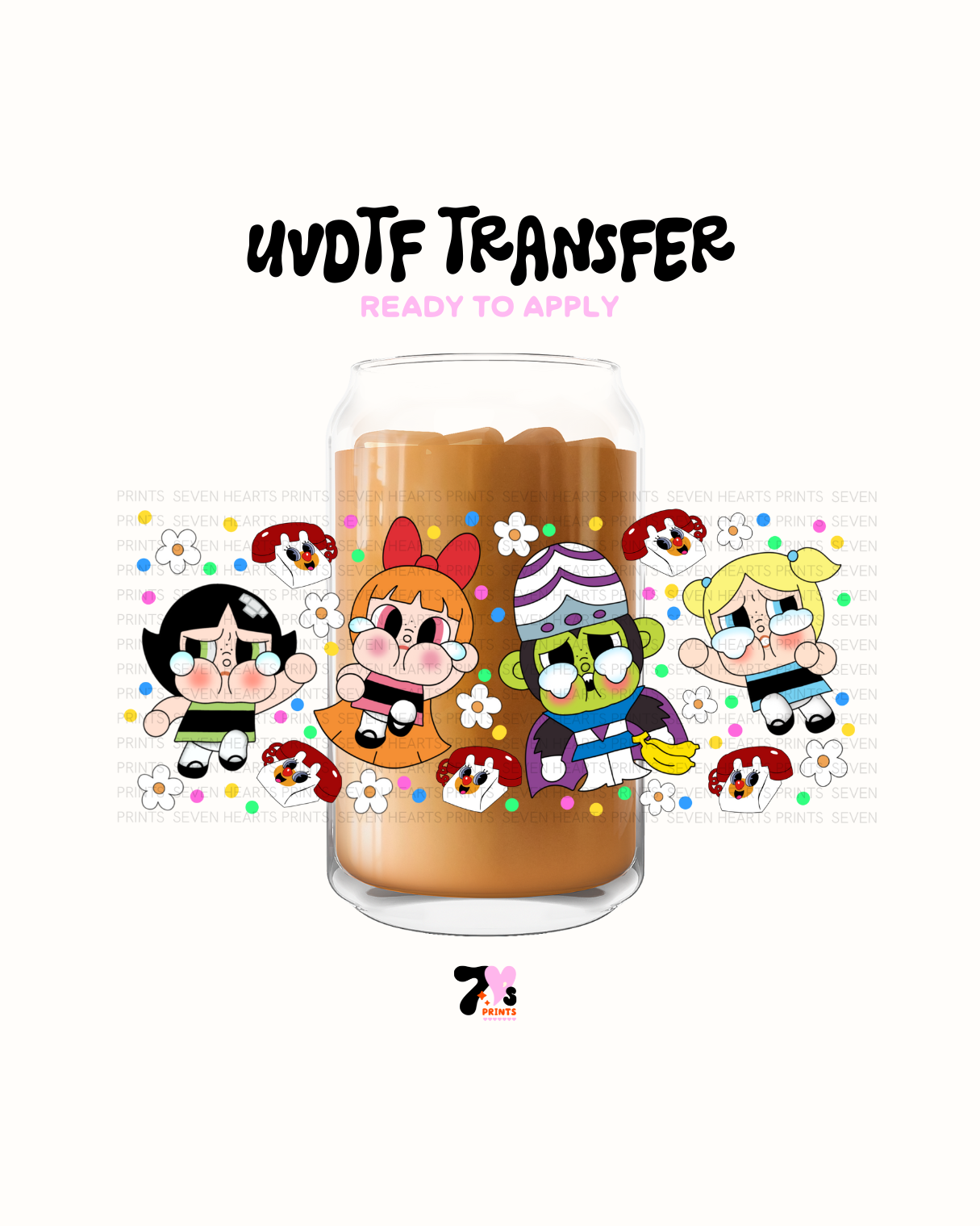 puff girl- UVDTF Wrap