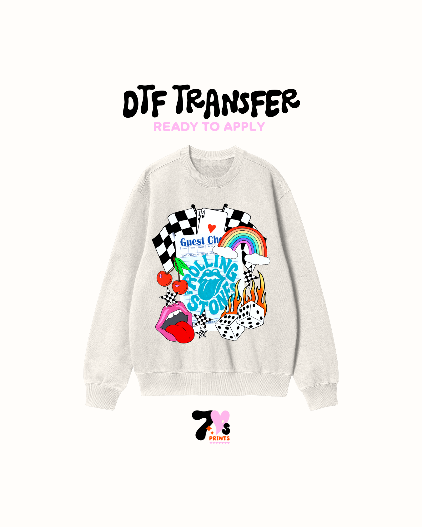 Rolling Stones - DTF Transfers