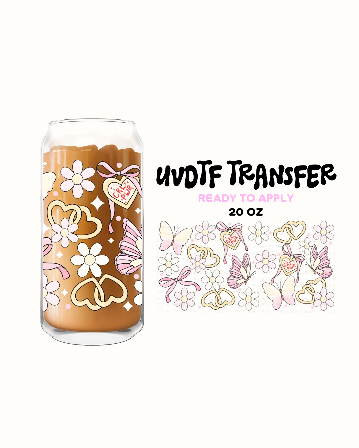 Power girl - UVDTF 20oz Cup Wrap