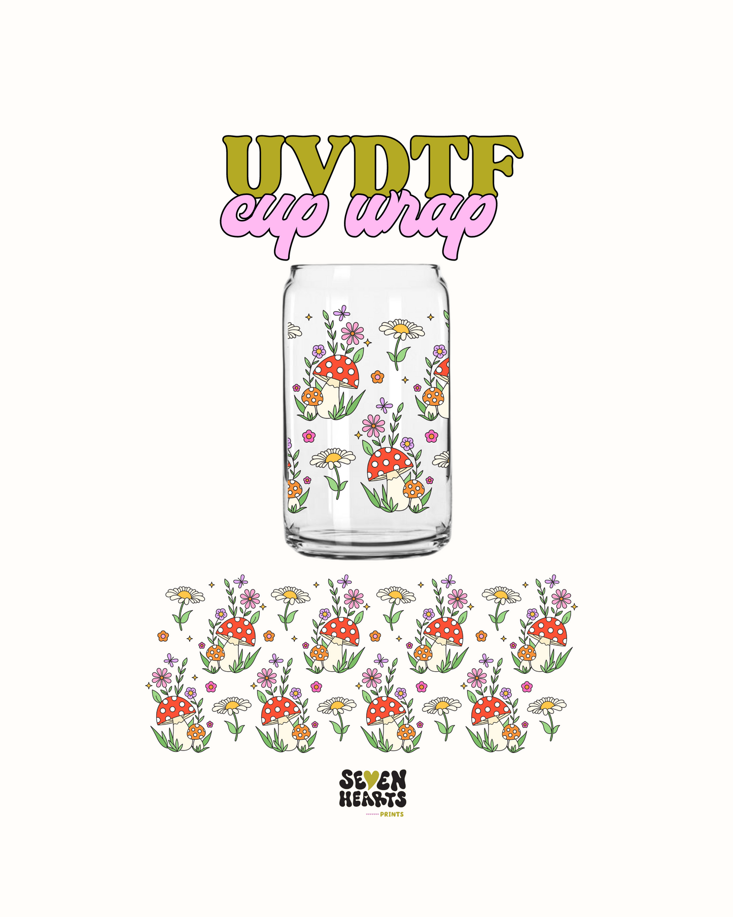 Flores lindas - UV DTF