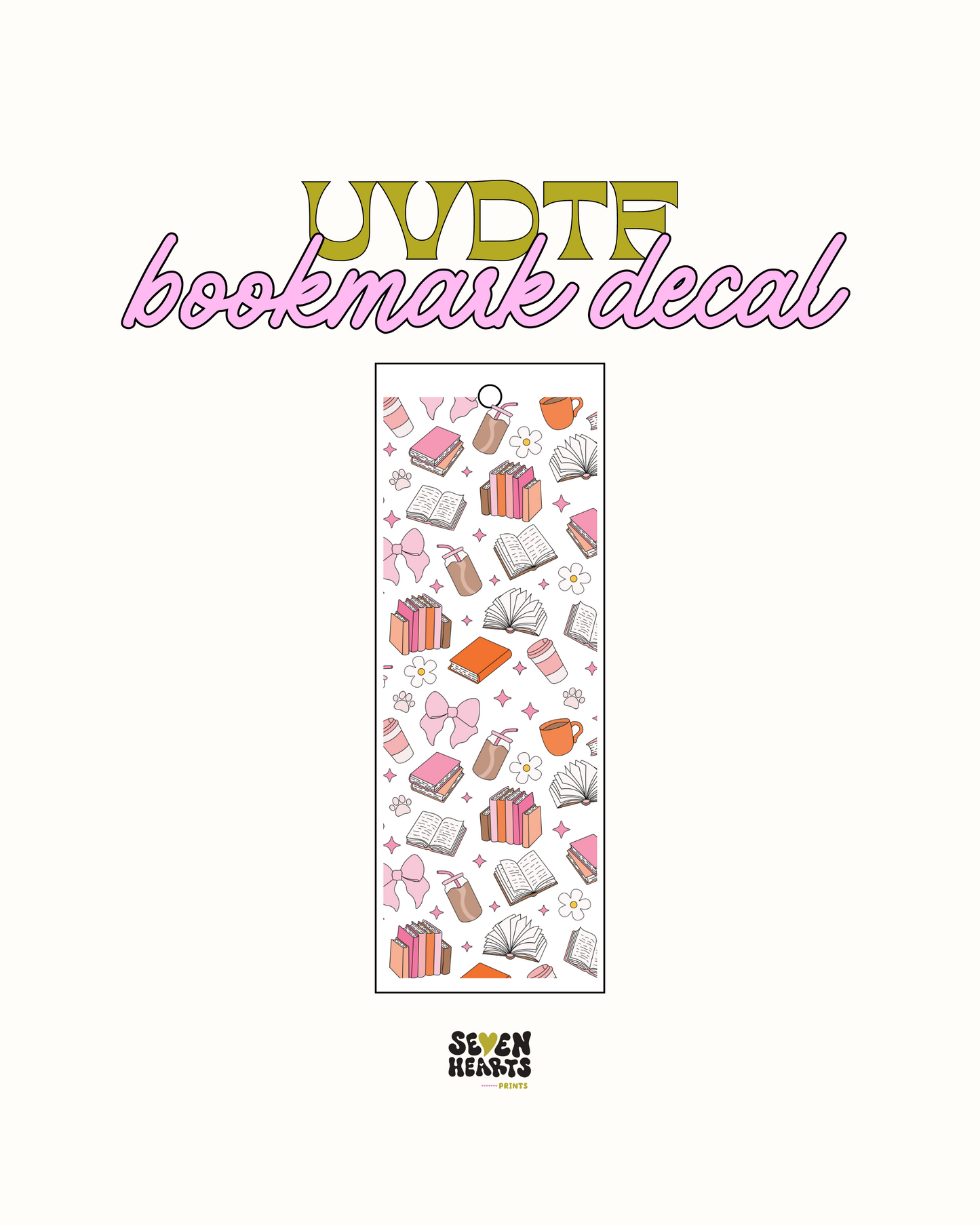 Amante de los libros - Calcomanía de marcador UVDTF