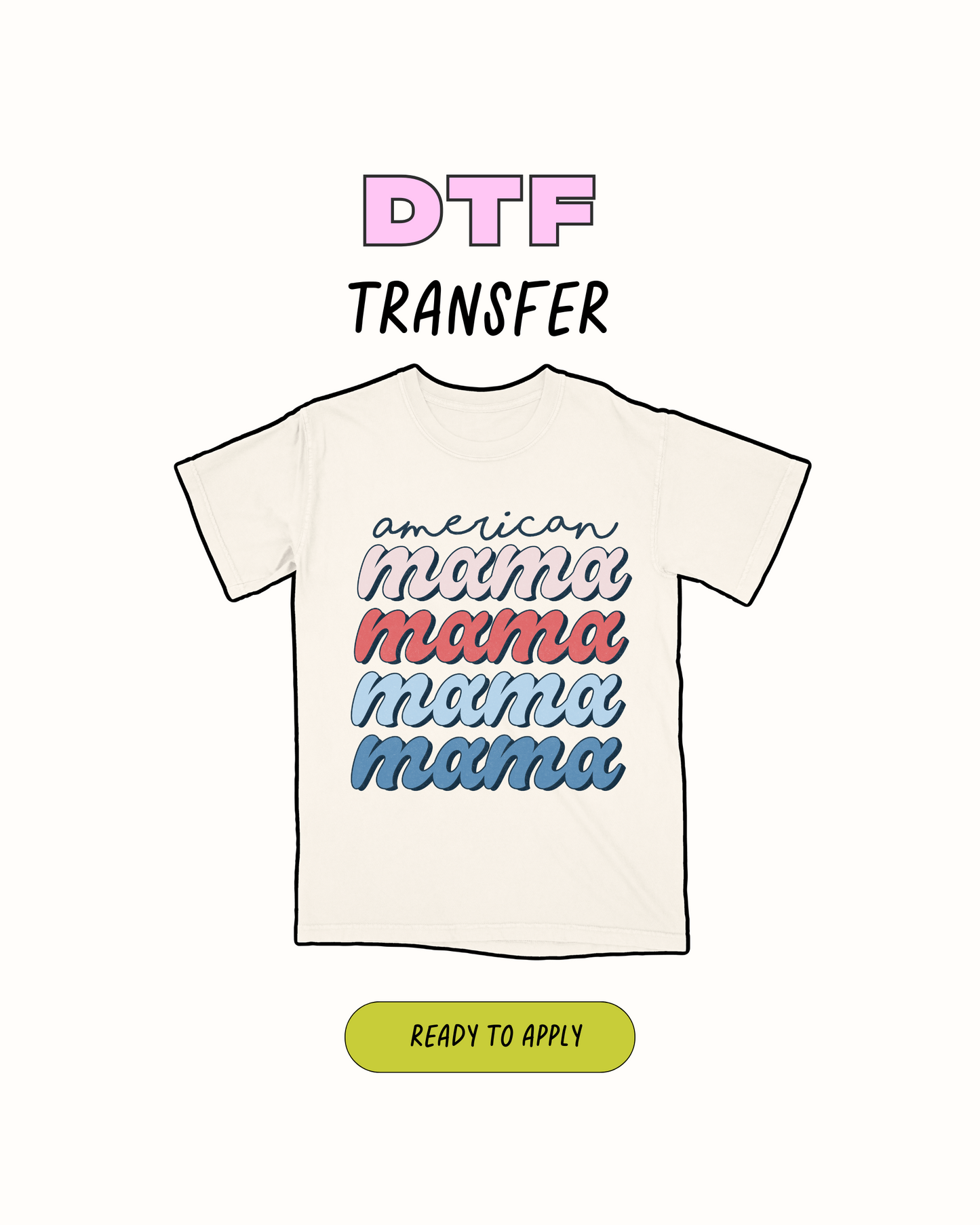 4th of July #7- DTF Transfer