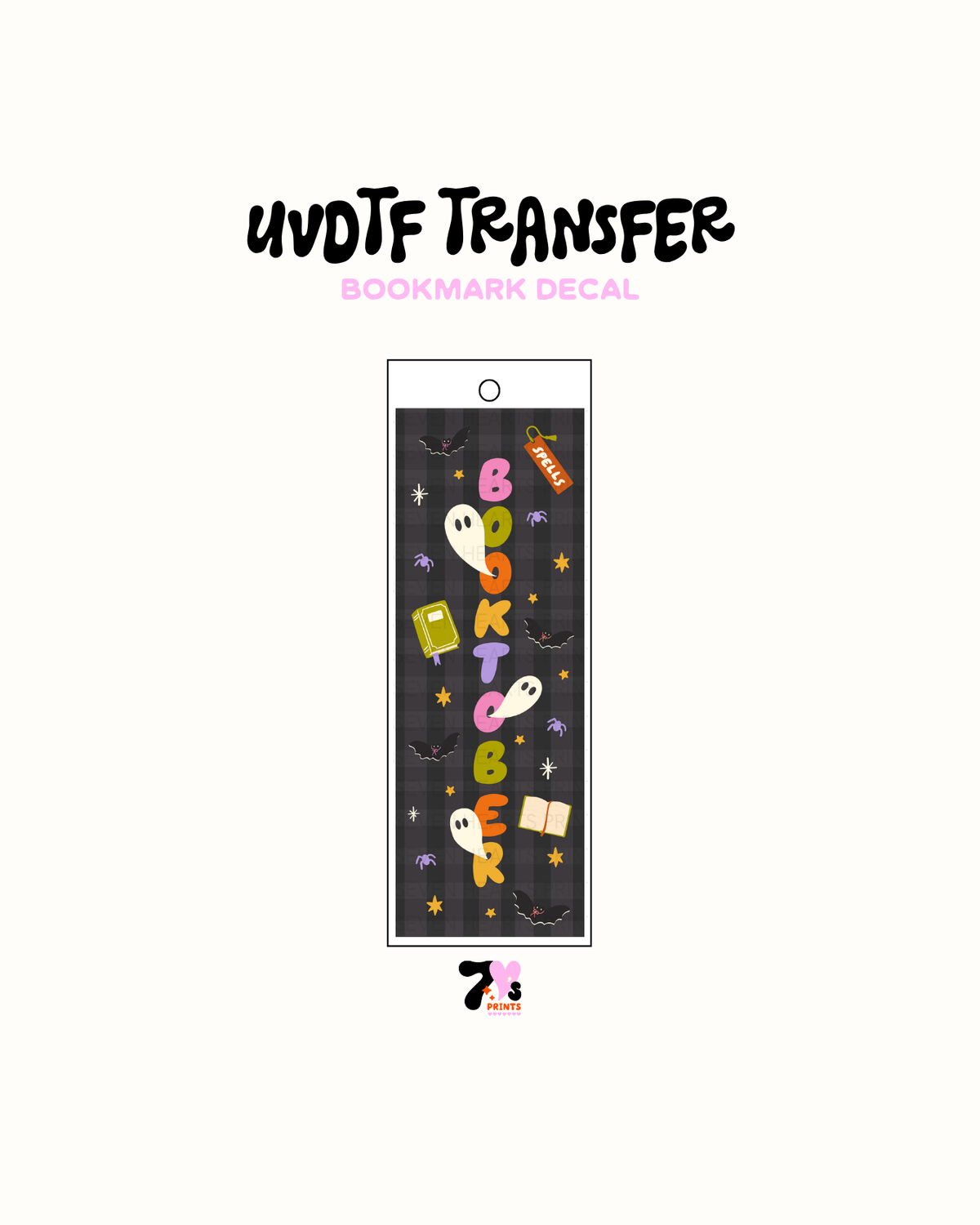 UVDTF Bookmark Decal #364