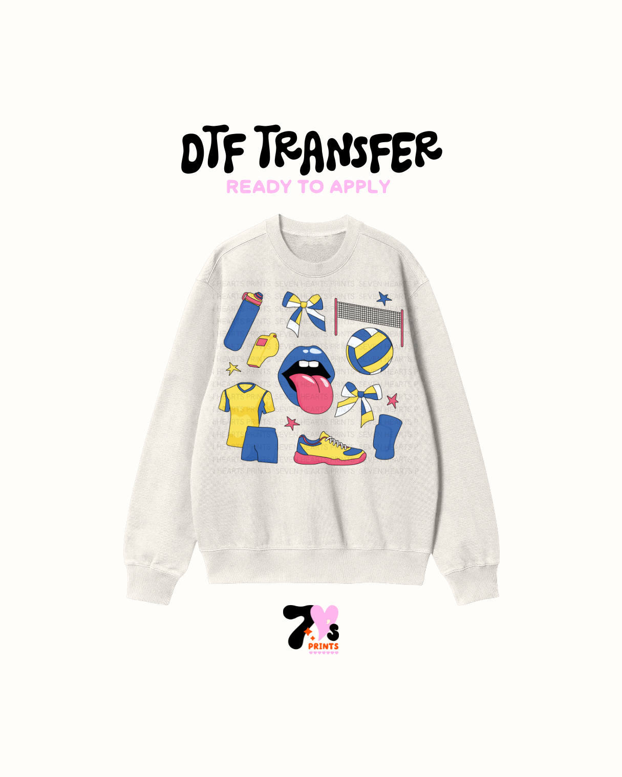 Voleyball- DTF Transfer