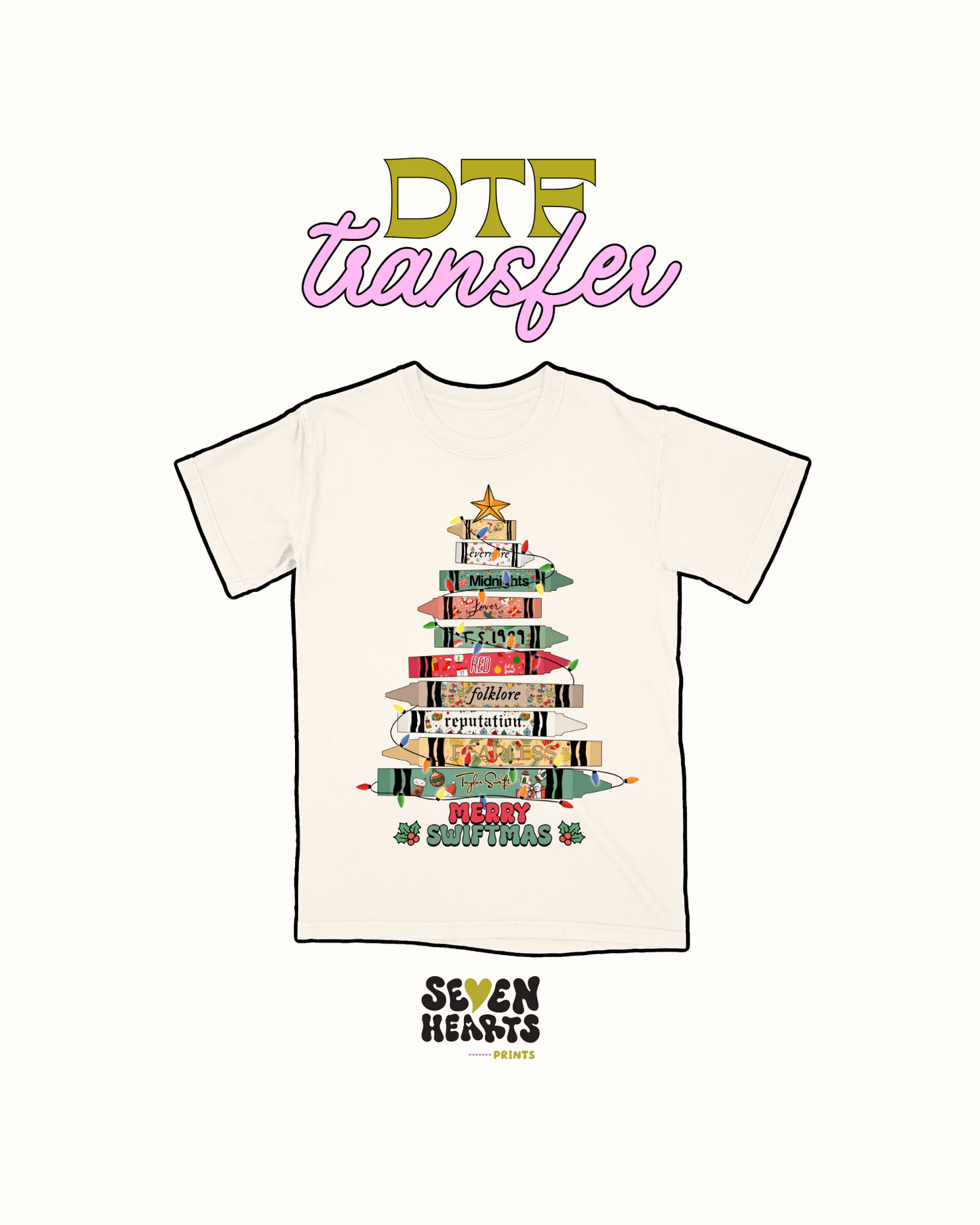 Merry Swiftmas book - DTF Transfer