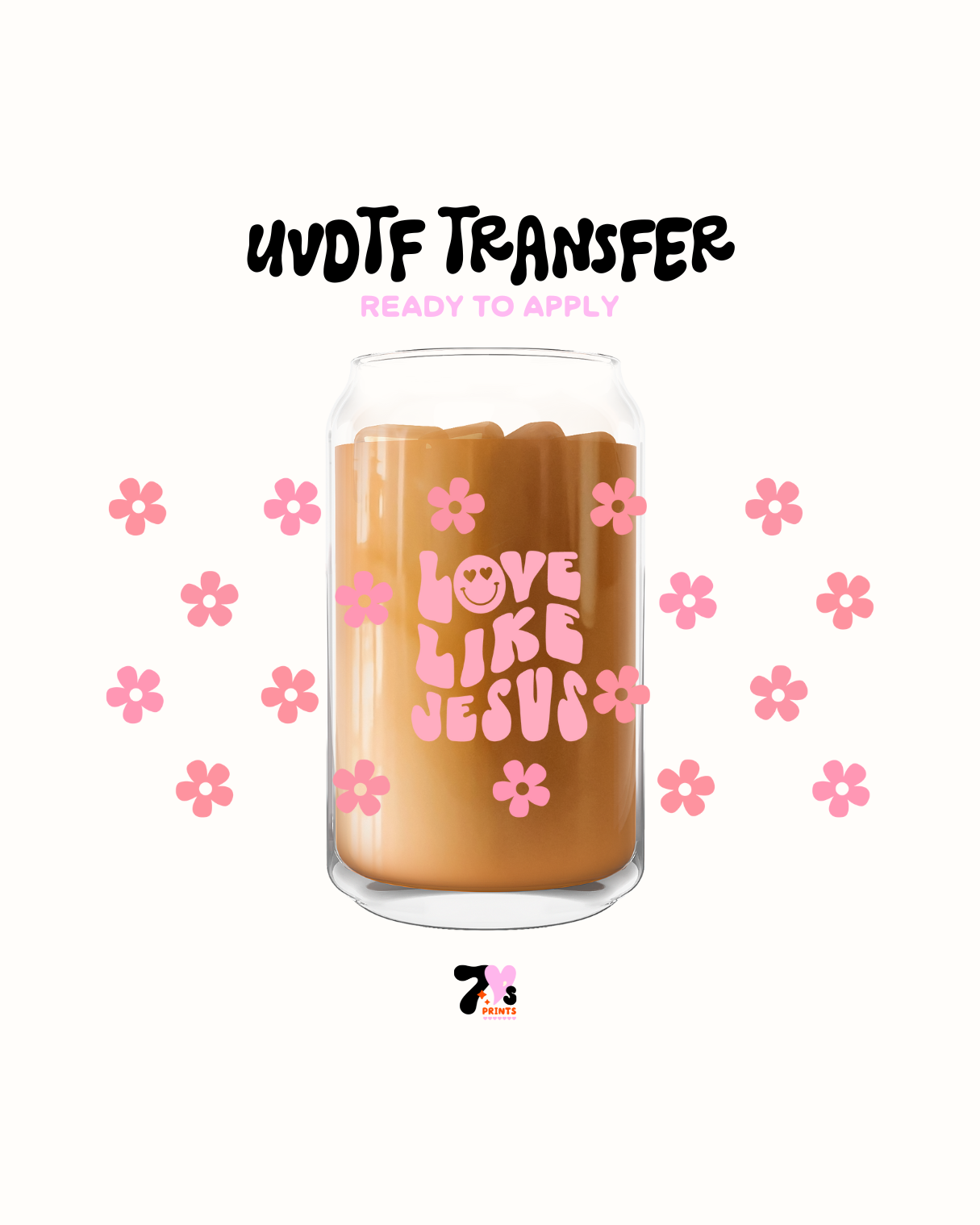 Love like Jesus - UVDTF Wrap