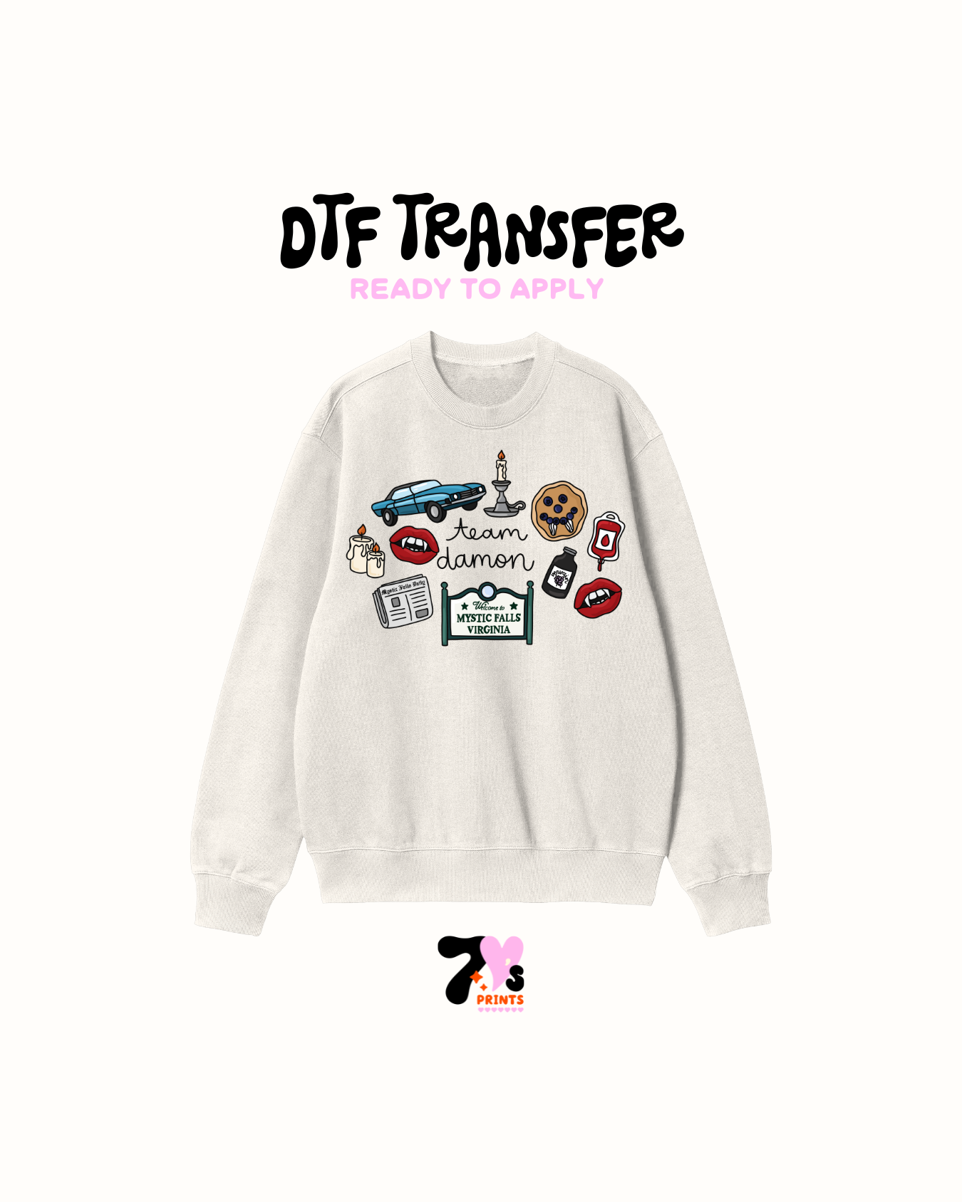 Team damon- DTF Transfers