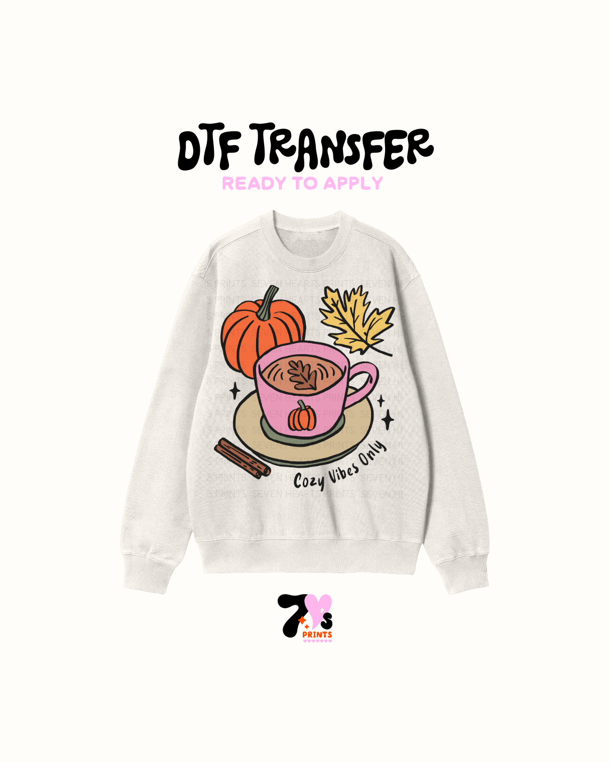 Cozy vibes only - DTF Transfers