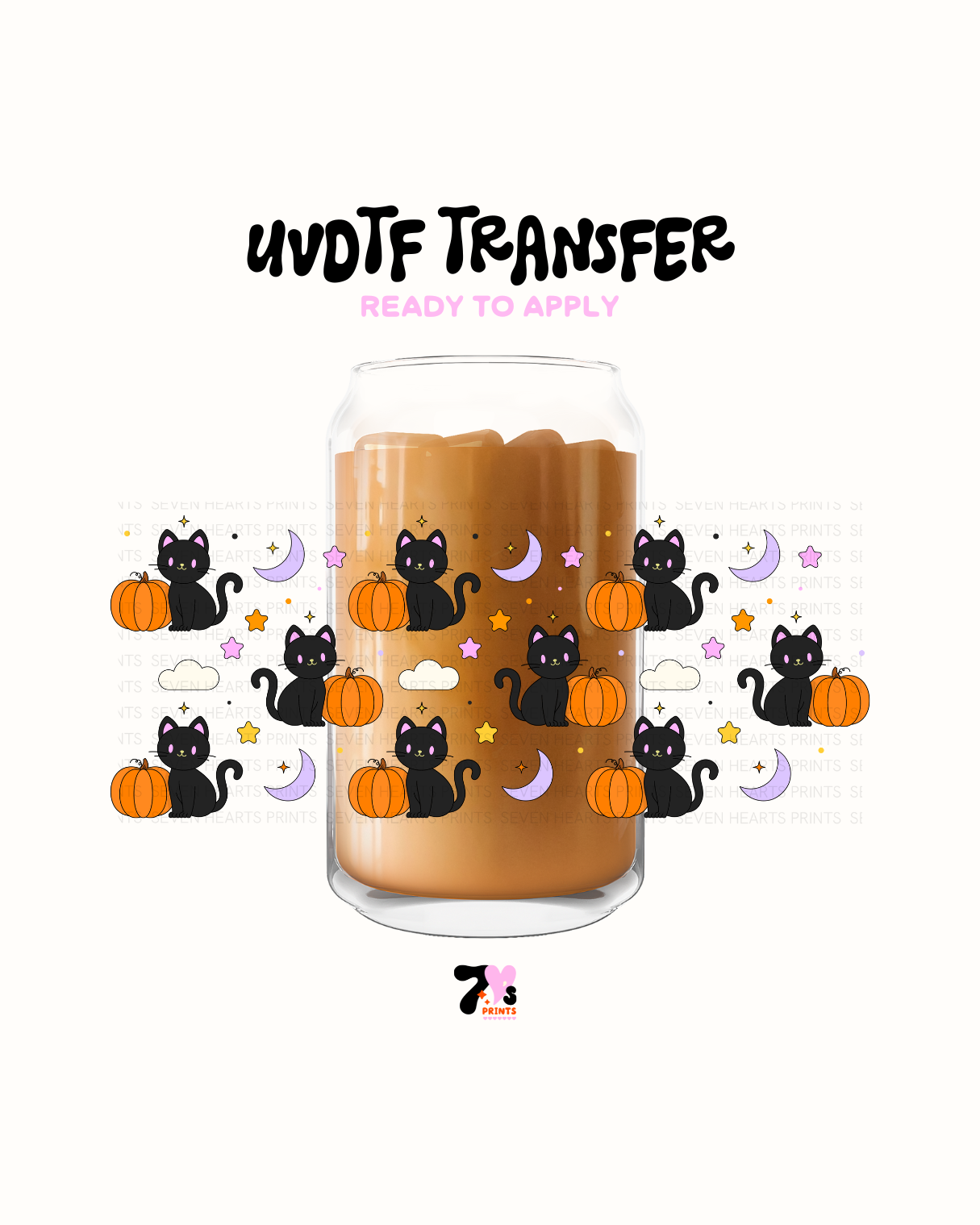 Black cats and pumpkins - UVDTF Wraps