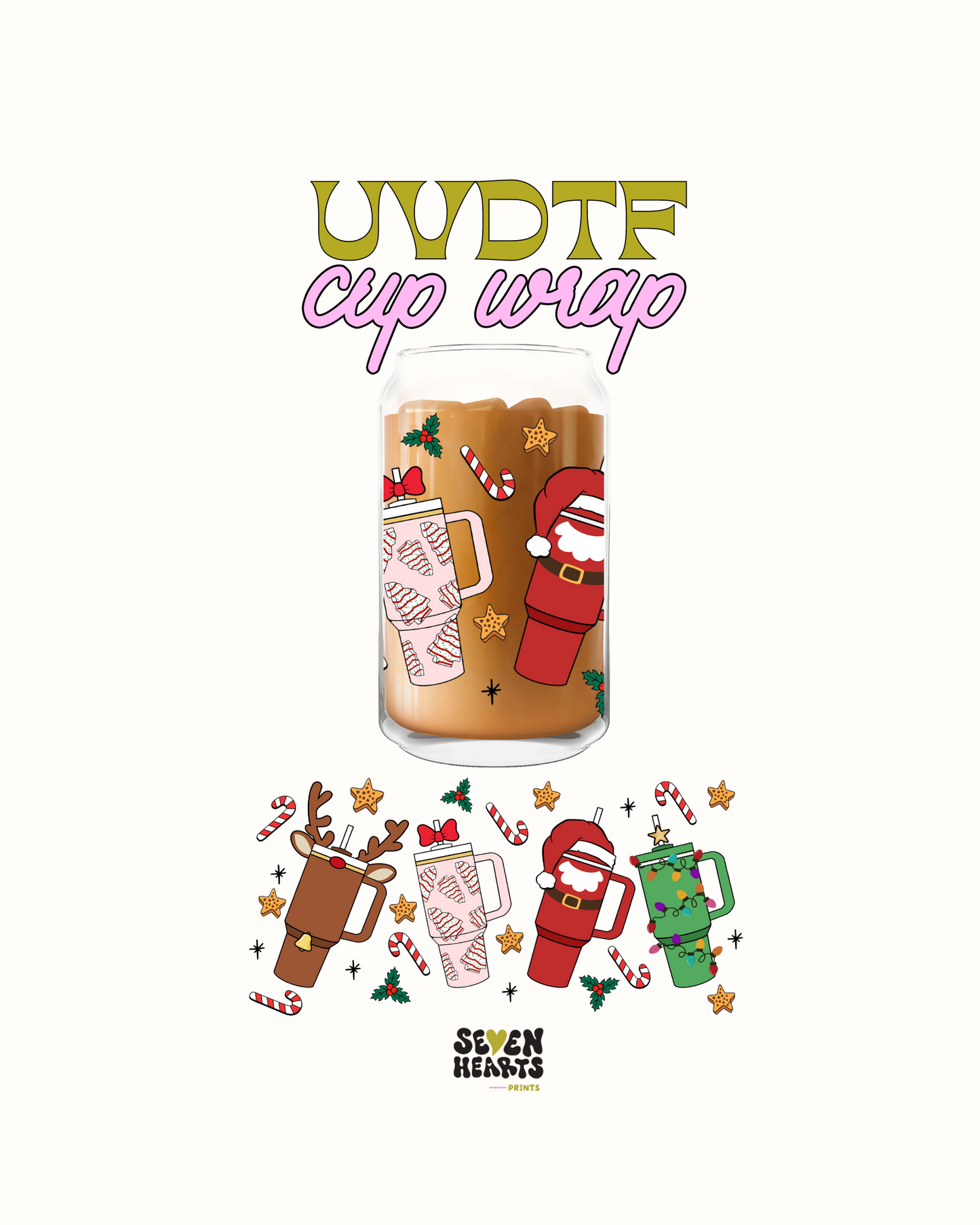 Christmas tumblers - UVDTF Cup Wrap