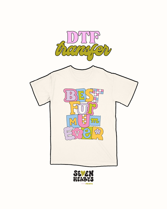 La mejor mamá peluda - Transferencia DTF