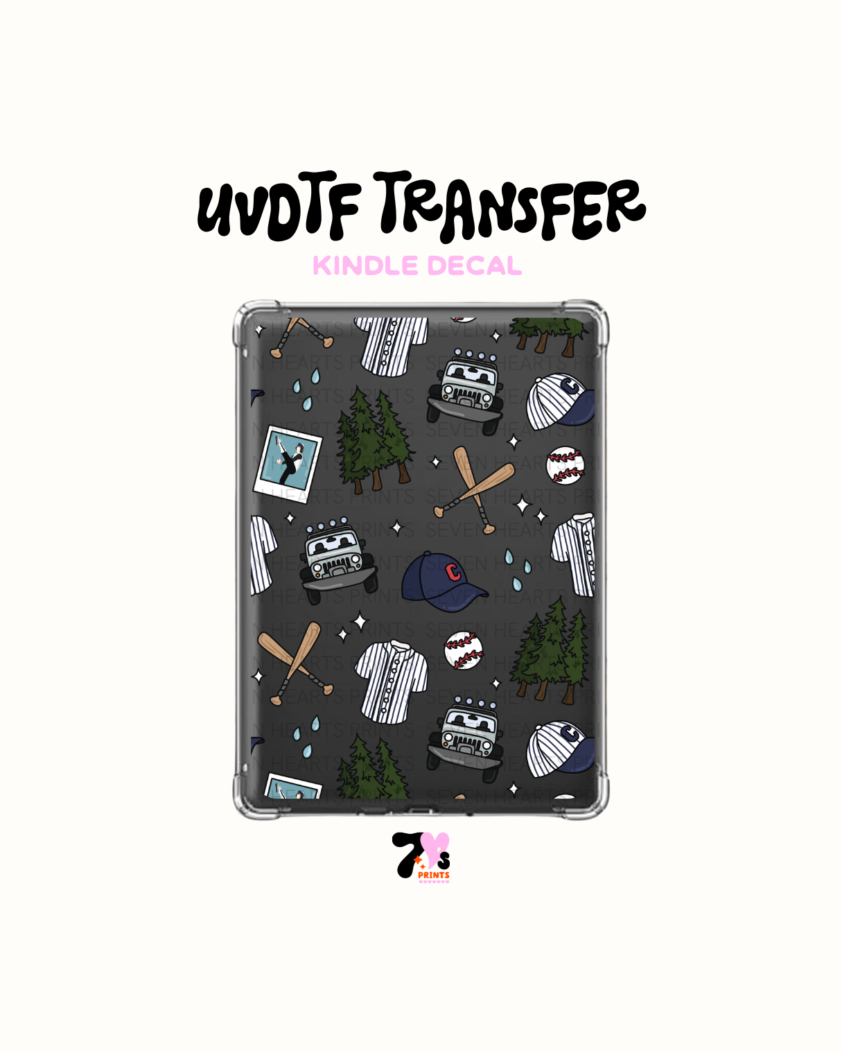 Twilight Baseball - UVDTF Kindle Decal