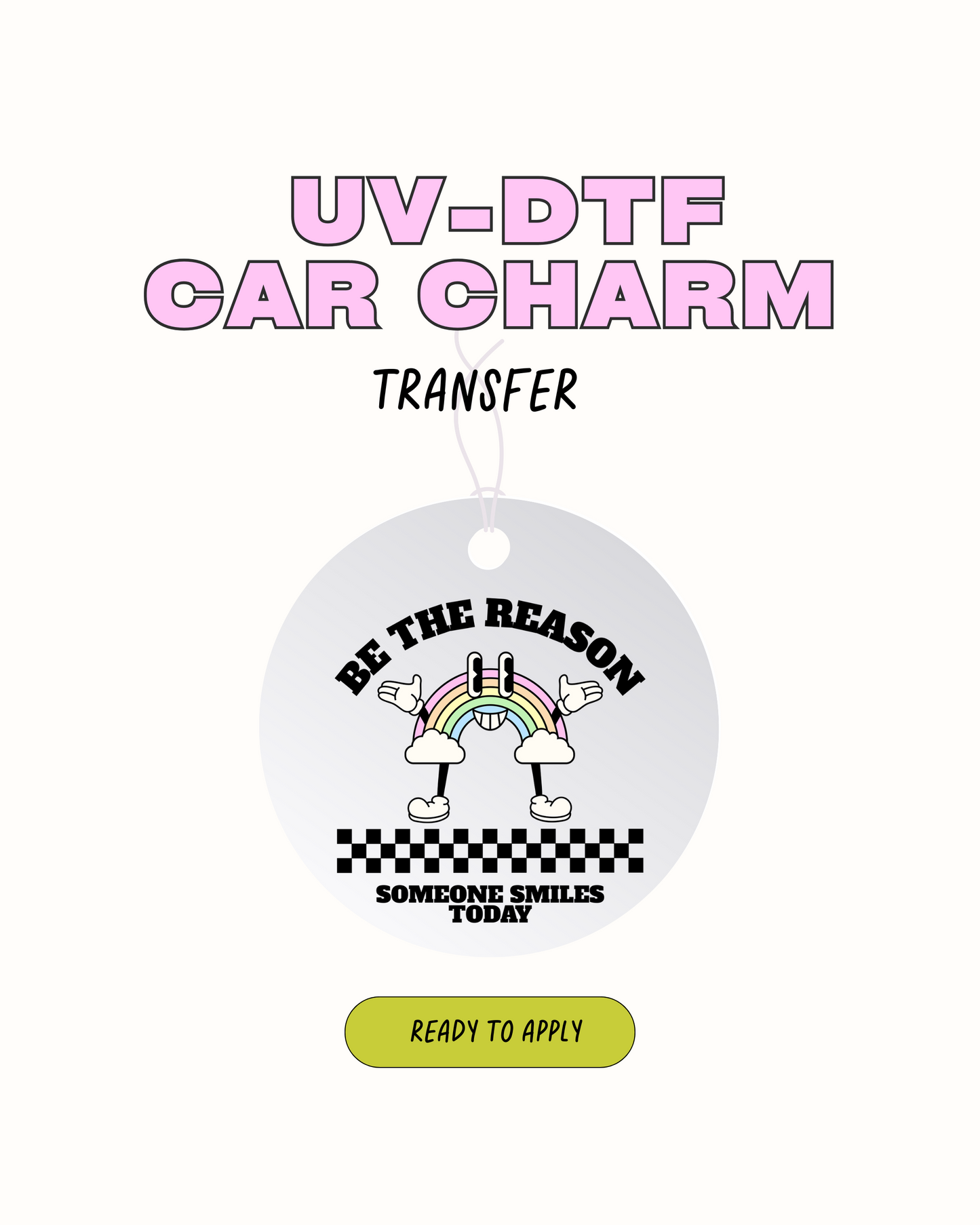 Be the reason - Car Charm Deca