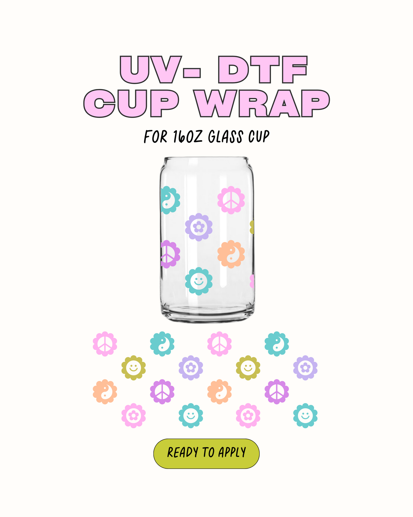Símbolos retro - UV DTF