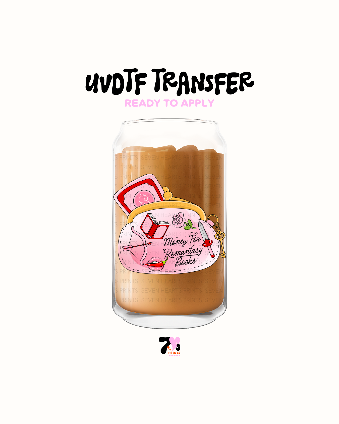 Money for romancy Books - UVDTF Decal