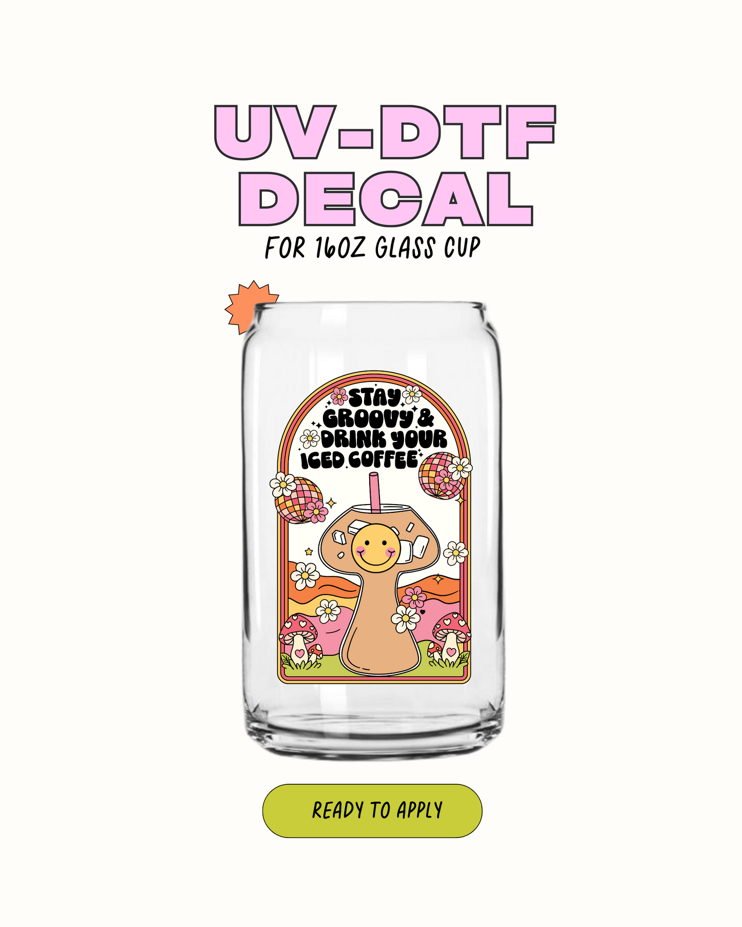 Mantente maravilloso - UVDTF