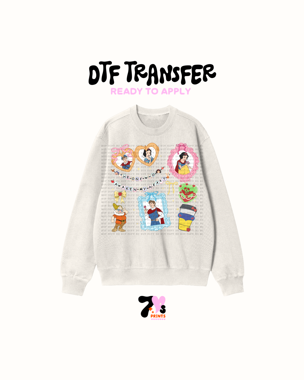 Princess 8 - DTF Transfer