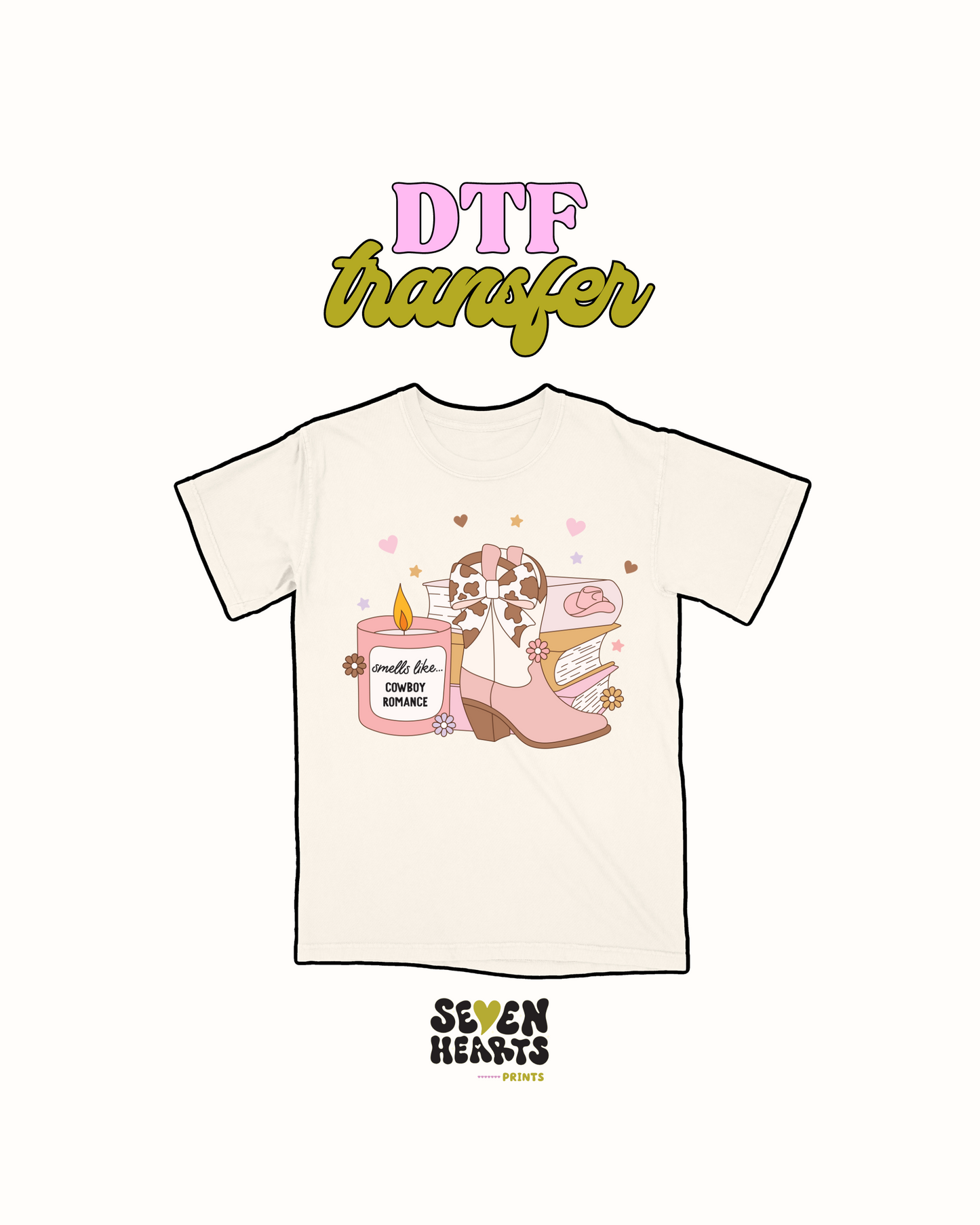 Smell like cowboy romace - DTF Transfer