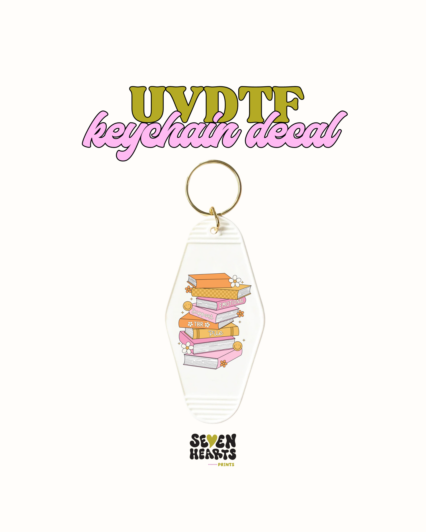 Books - UVDTF Keychain