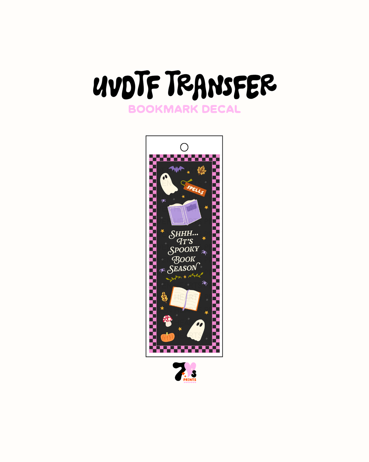 UVDTF Bookmark Decal #363