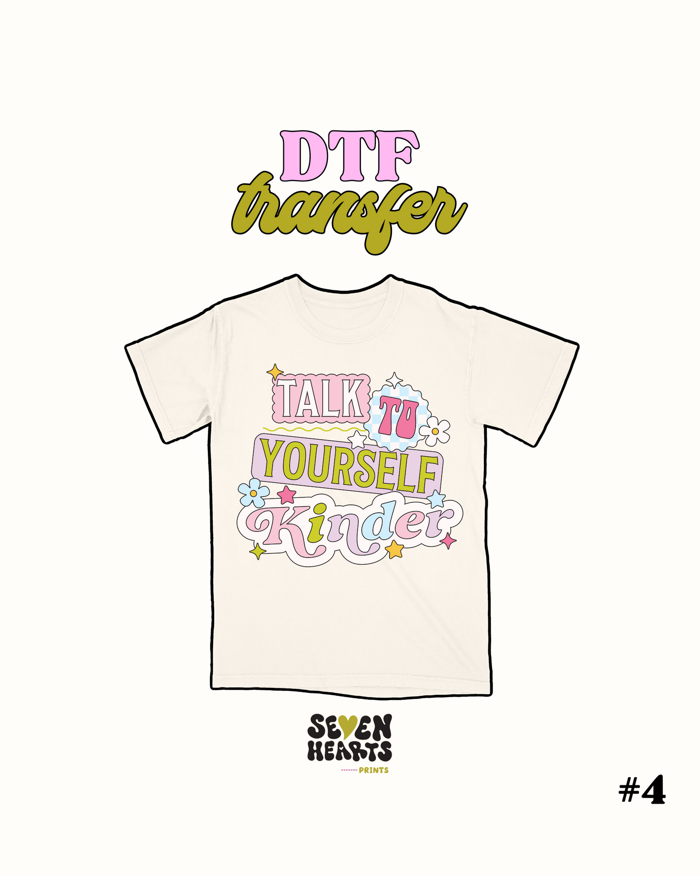 Talk to yourself kinder - DTF Transfer
