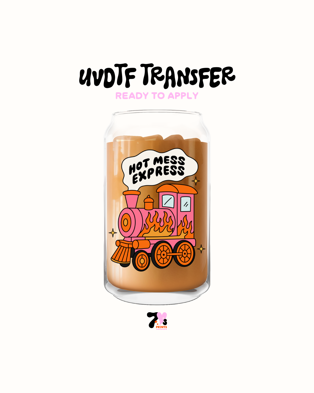 Hot mess Express - UVDTF Decal