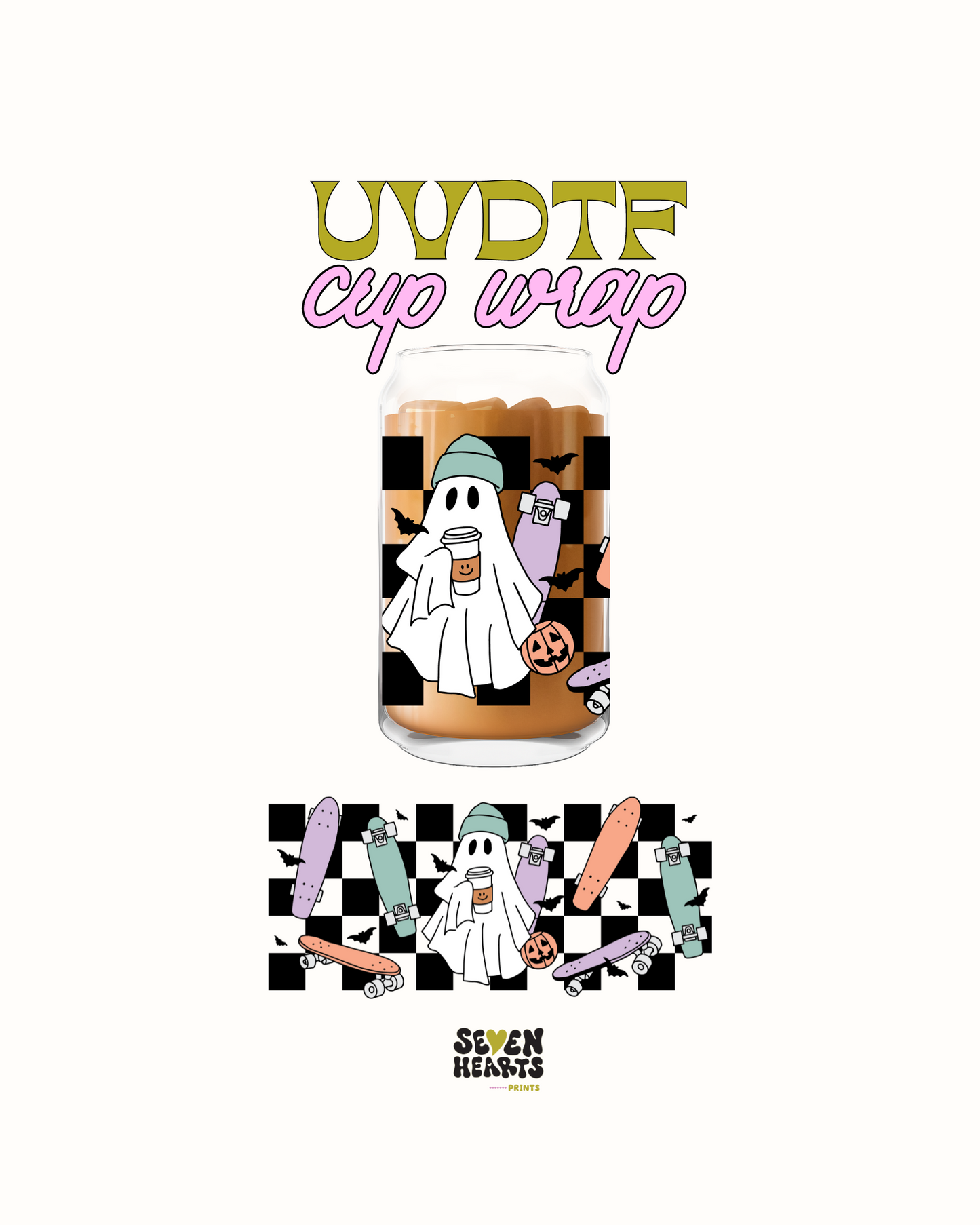 Ghosty skater- UVDTF