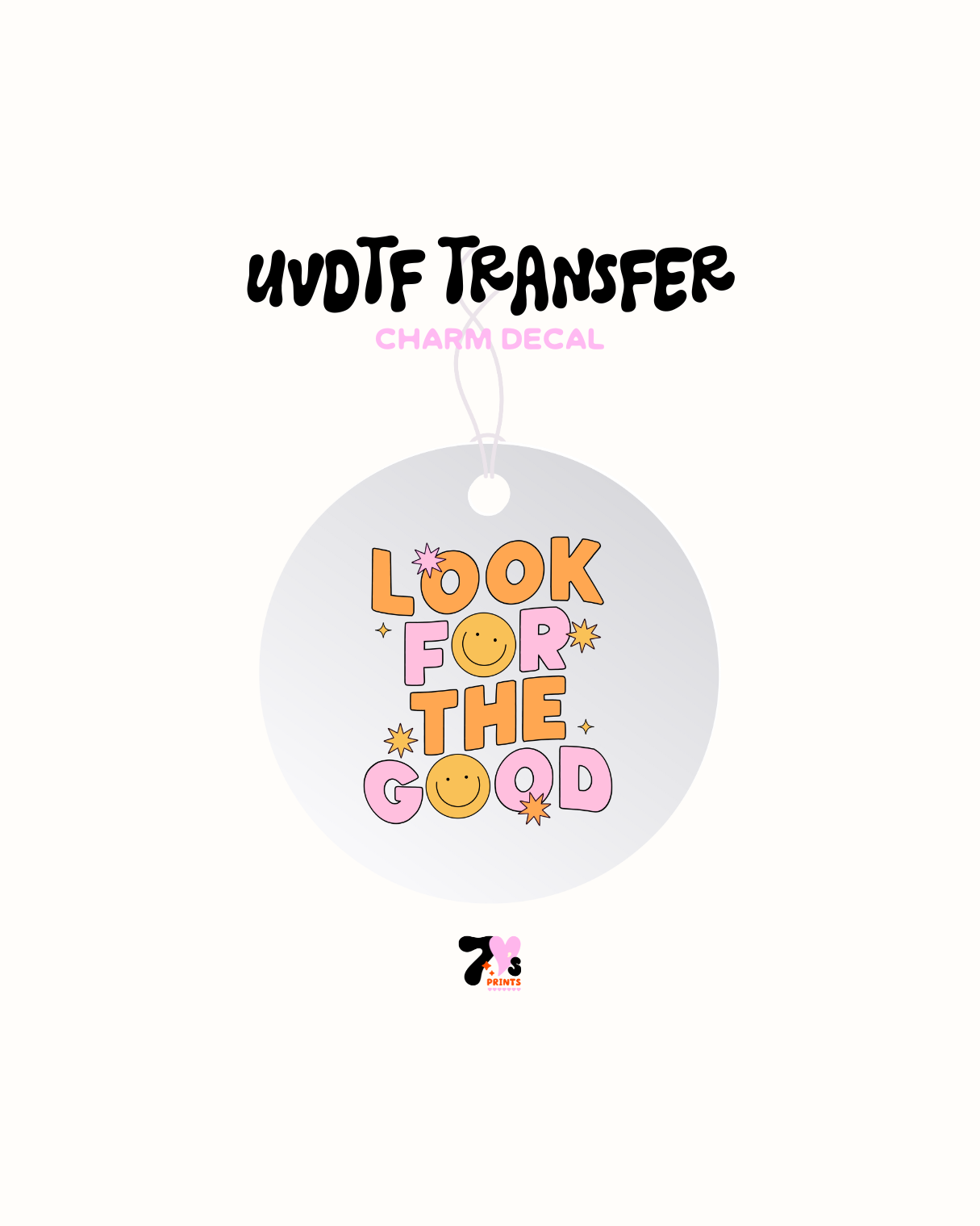 Look for the good - Car Charm Decal UVDTF