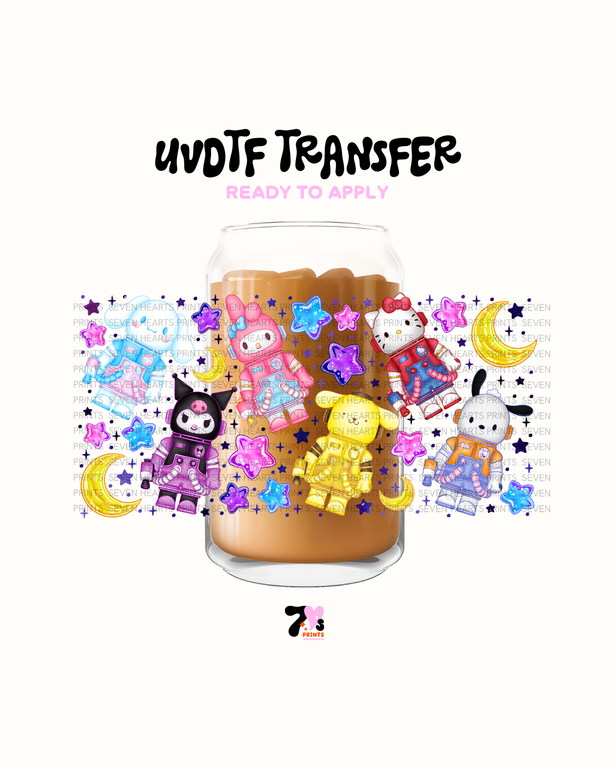 KittY Space - UVDTF Wrap