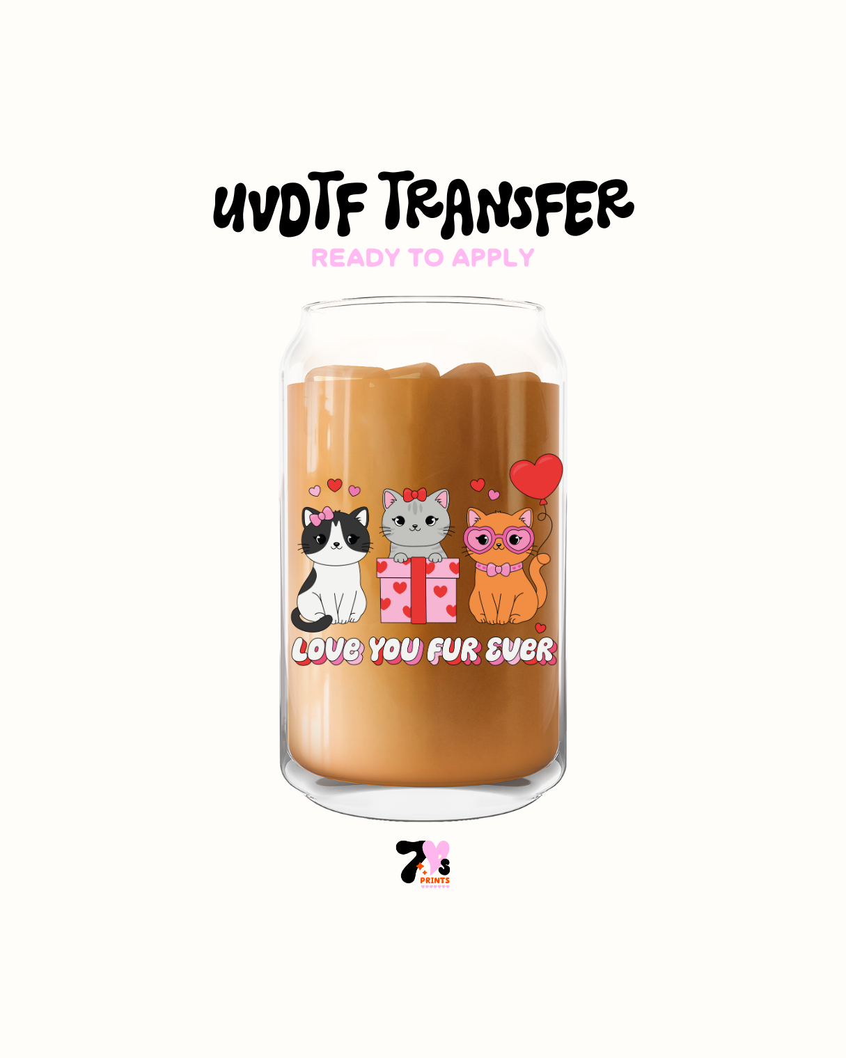 Love you fur ever - UVDTF Decal