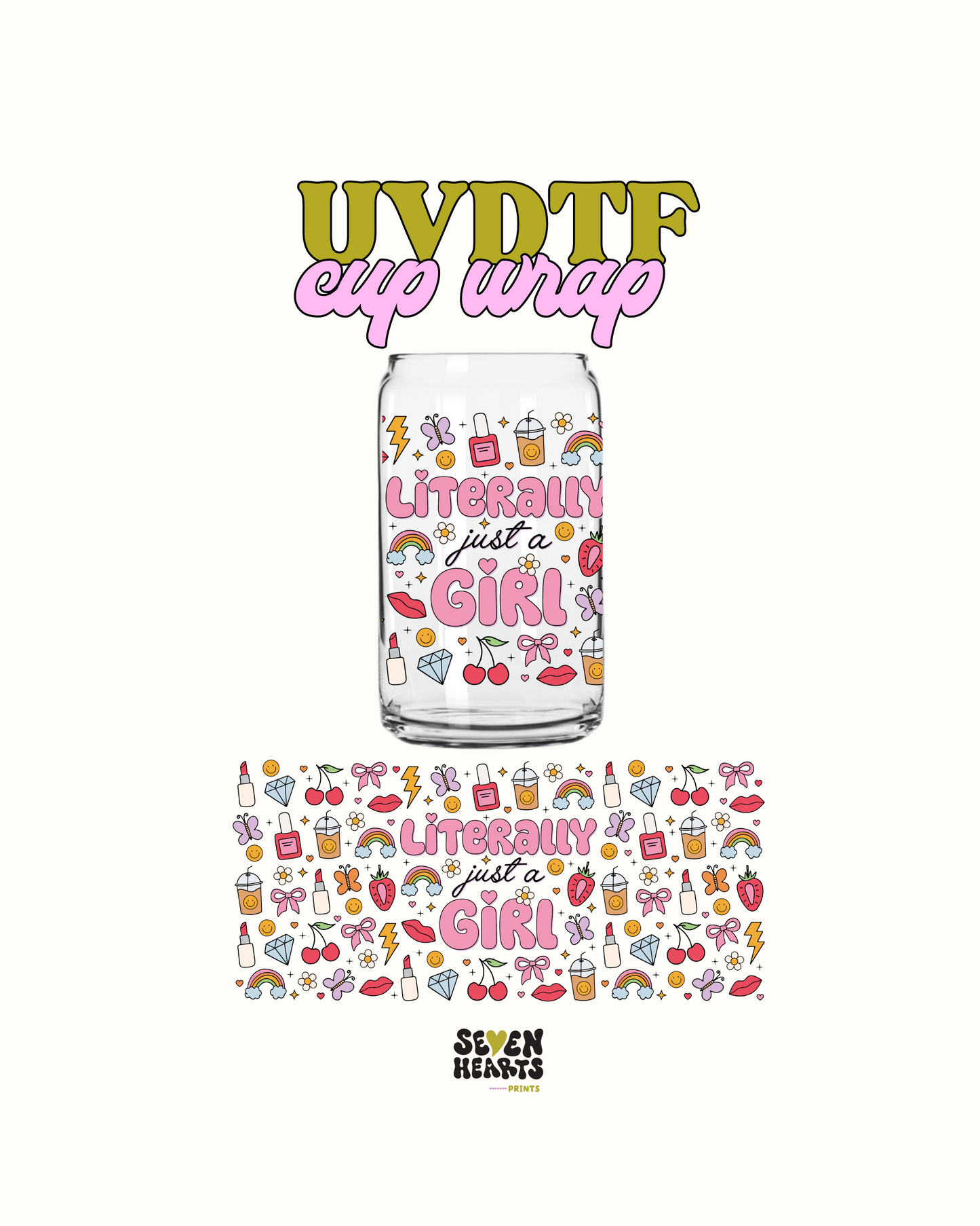 Literalmente solo una niña - UV DTF