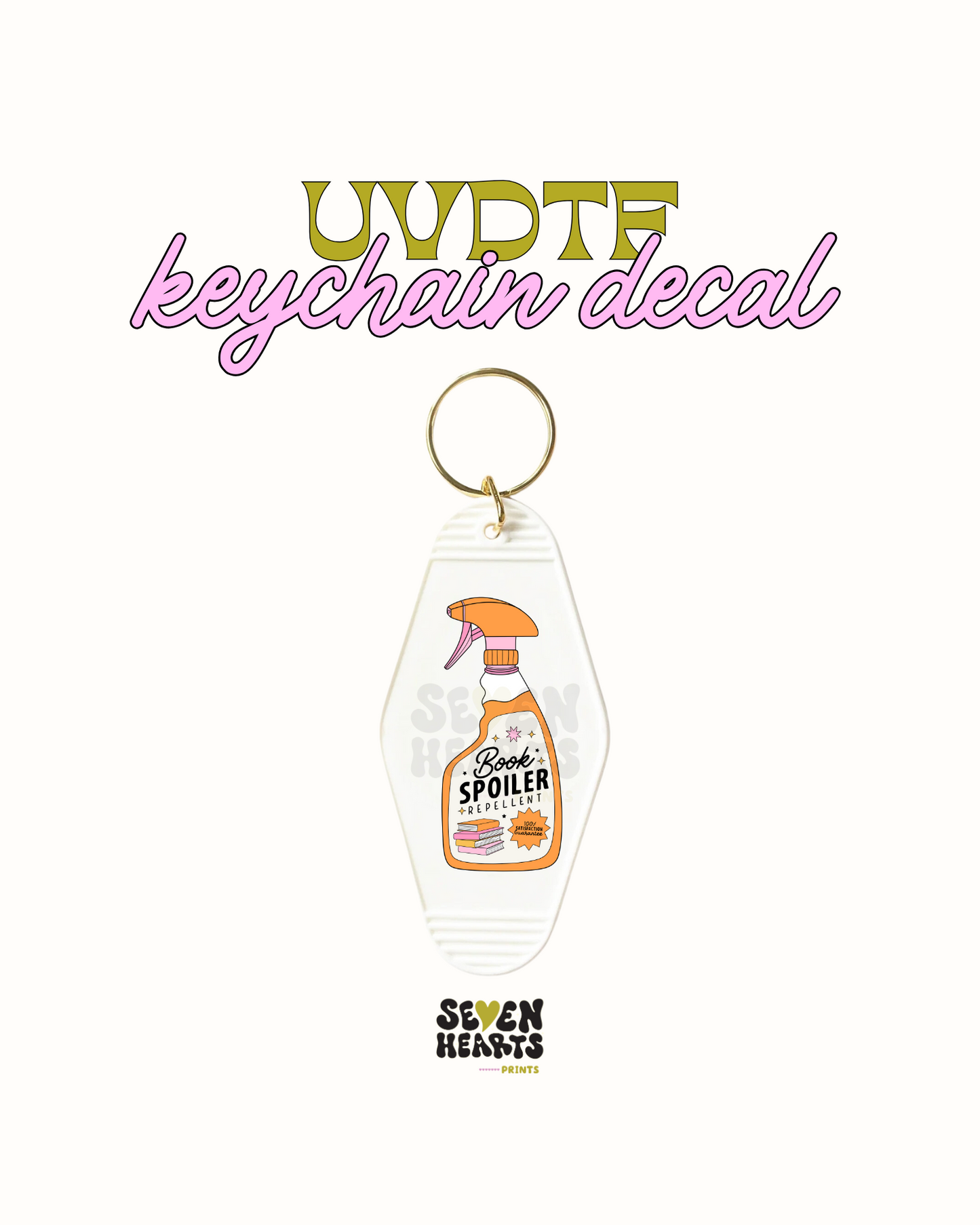 Book spoiler - UVDTF Keychain