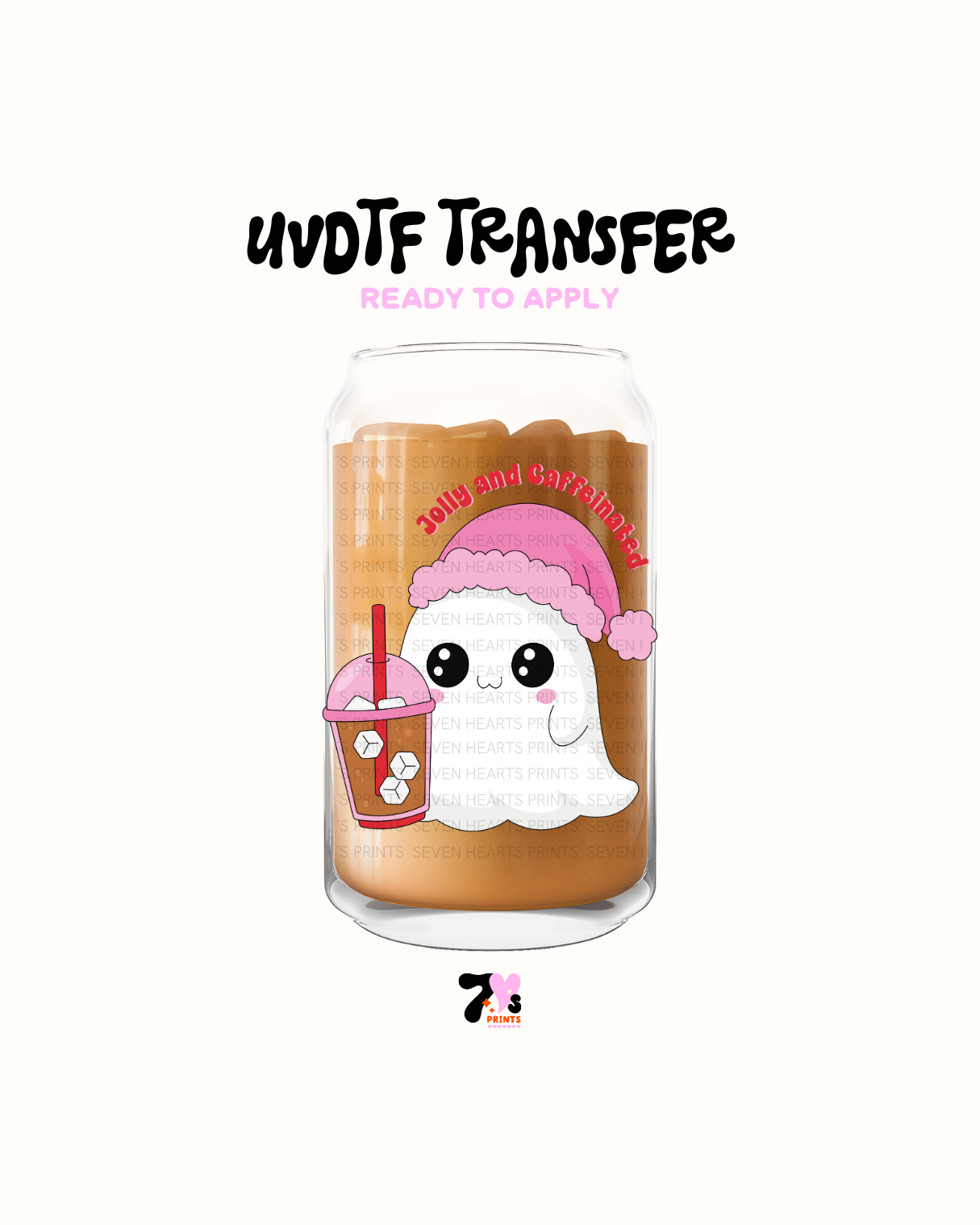 Jolly and caffeinated- UVDTF Decal