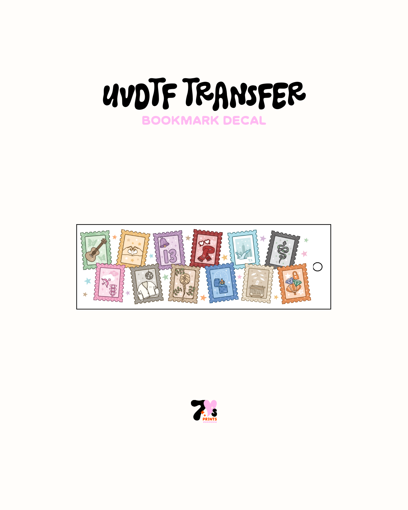 Eras Stamps - UVDTF Bookmark Decal