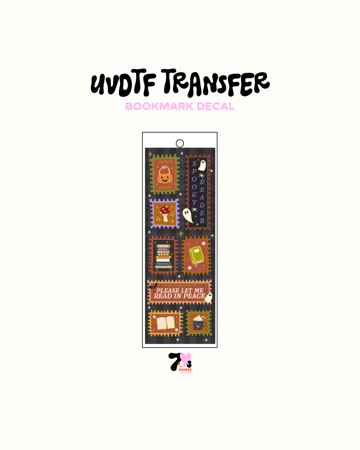 UVDTF Bookmark Decal #362