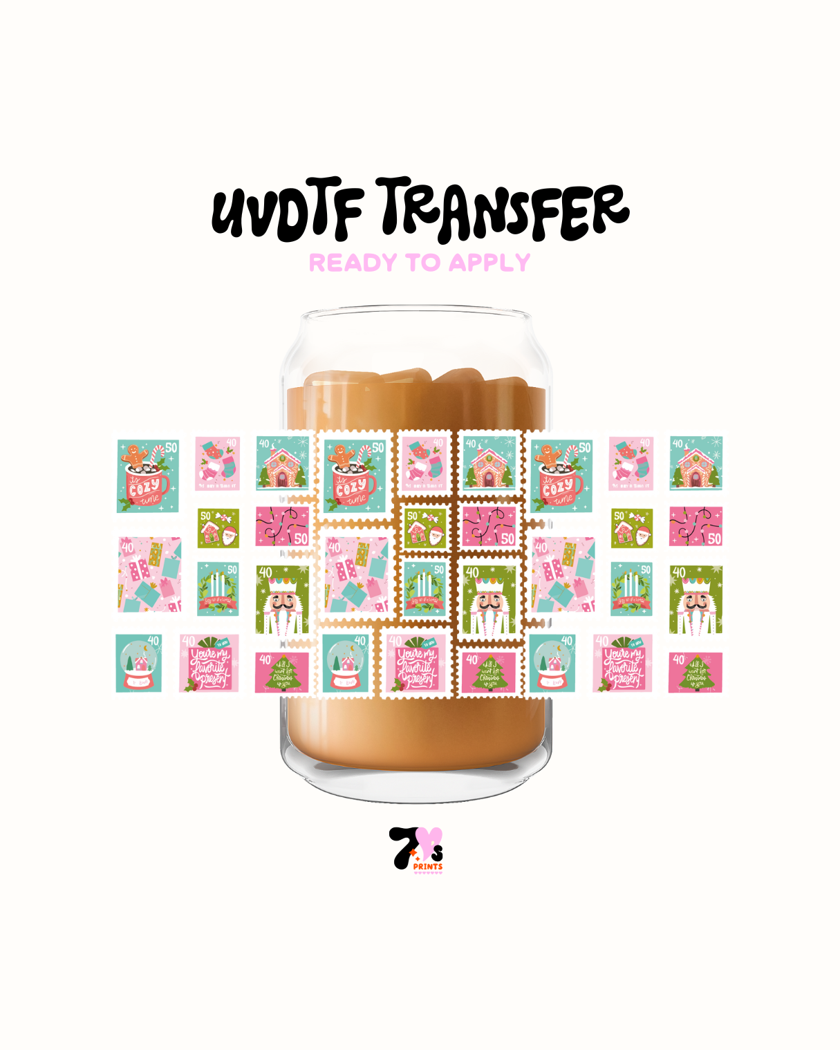 xmas stamps - UVDTF Wraps