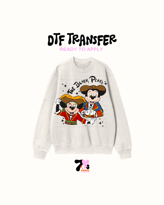 The black pearl friends - DTF Transfer