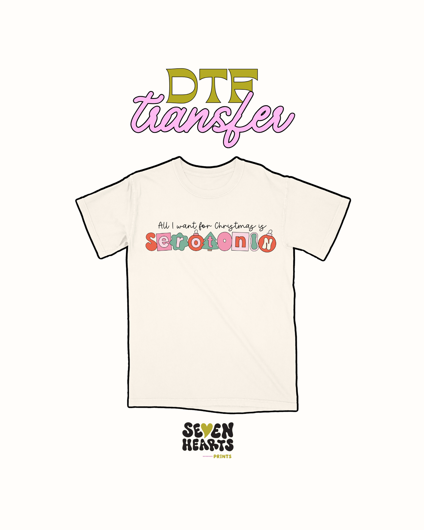 Serotonin - DTF Transfer