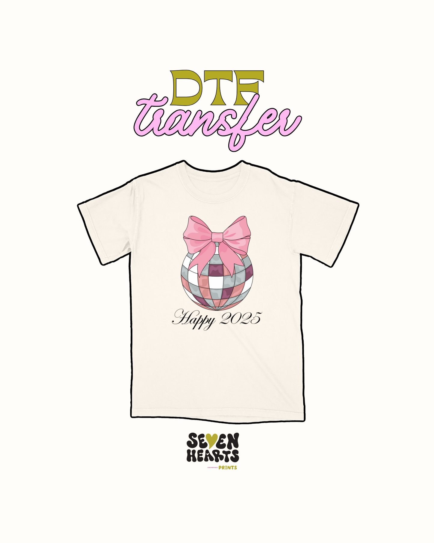 Happy 2025- DTF Transfer