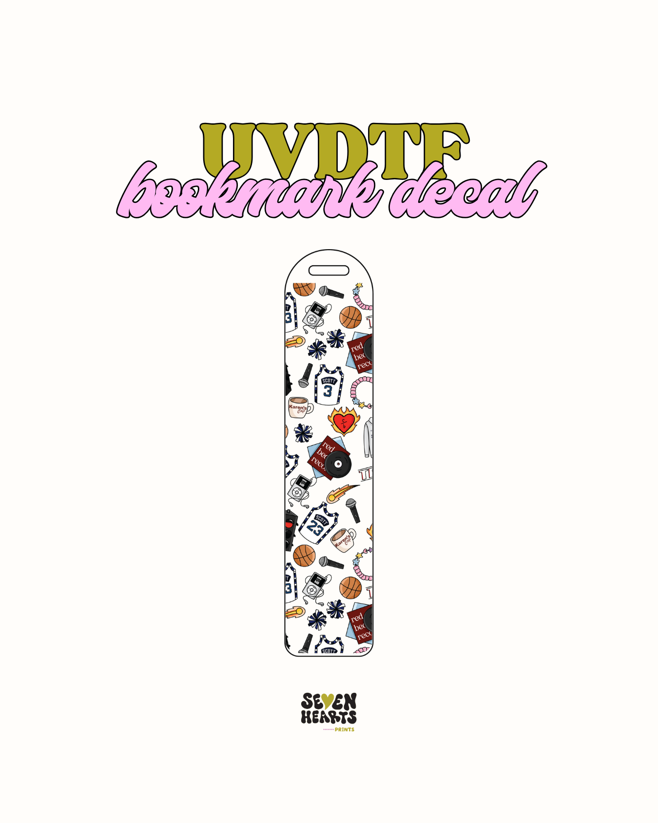 Libros de Astro - Calcomanía de marcador UVDTF