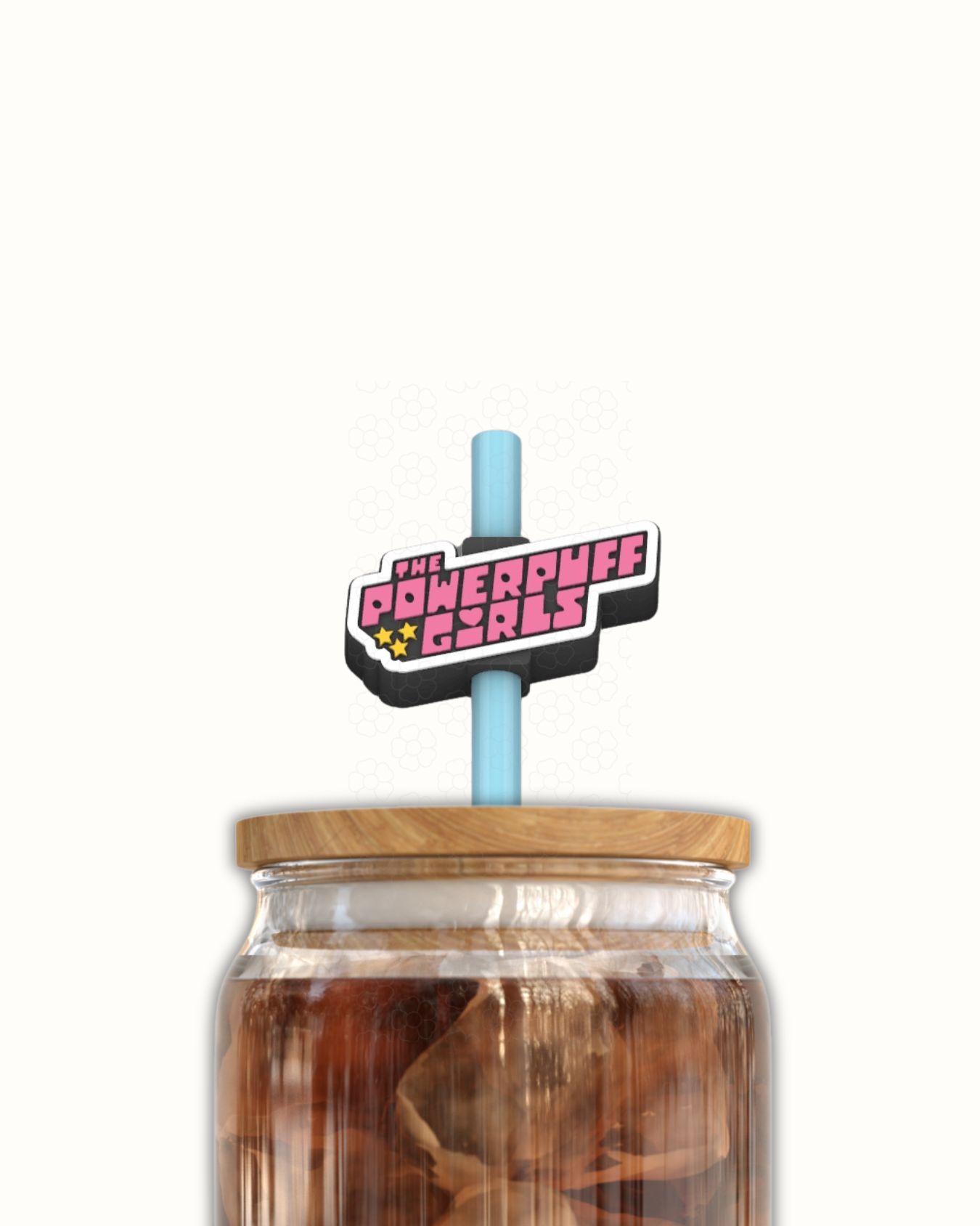The Girls 3D Straw Topper