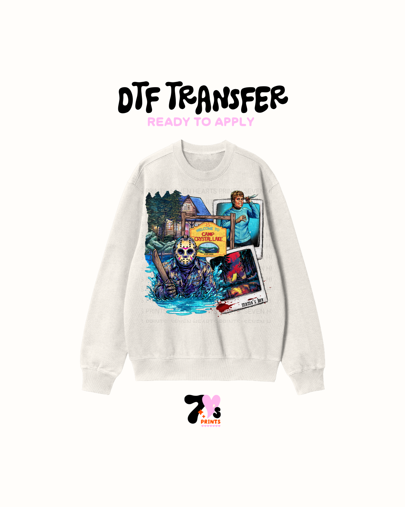 Crystal lake - DTF Transfers