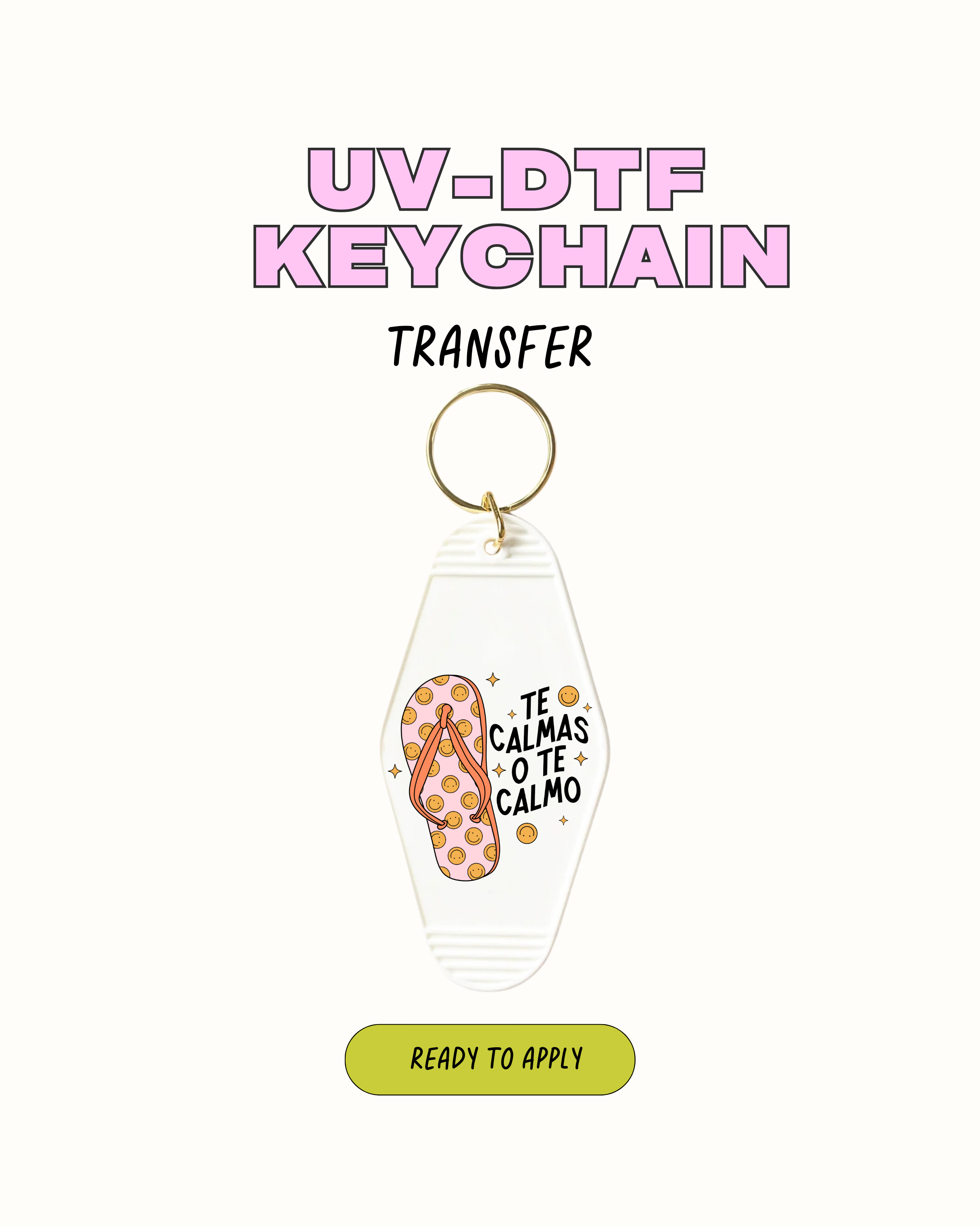 Uv Dtf Keychain Transfer, Uv Dtf Stickers, Mama Uvdtf Decals, Motel  Keychain Stickers, Decals for Keyrings 