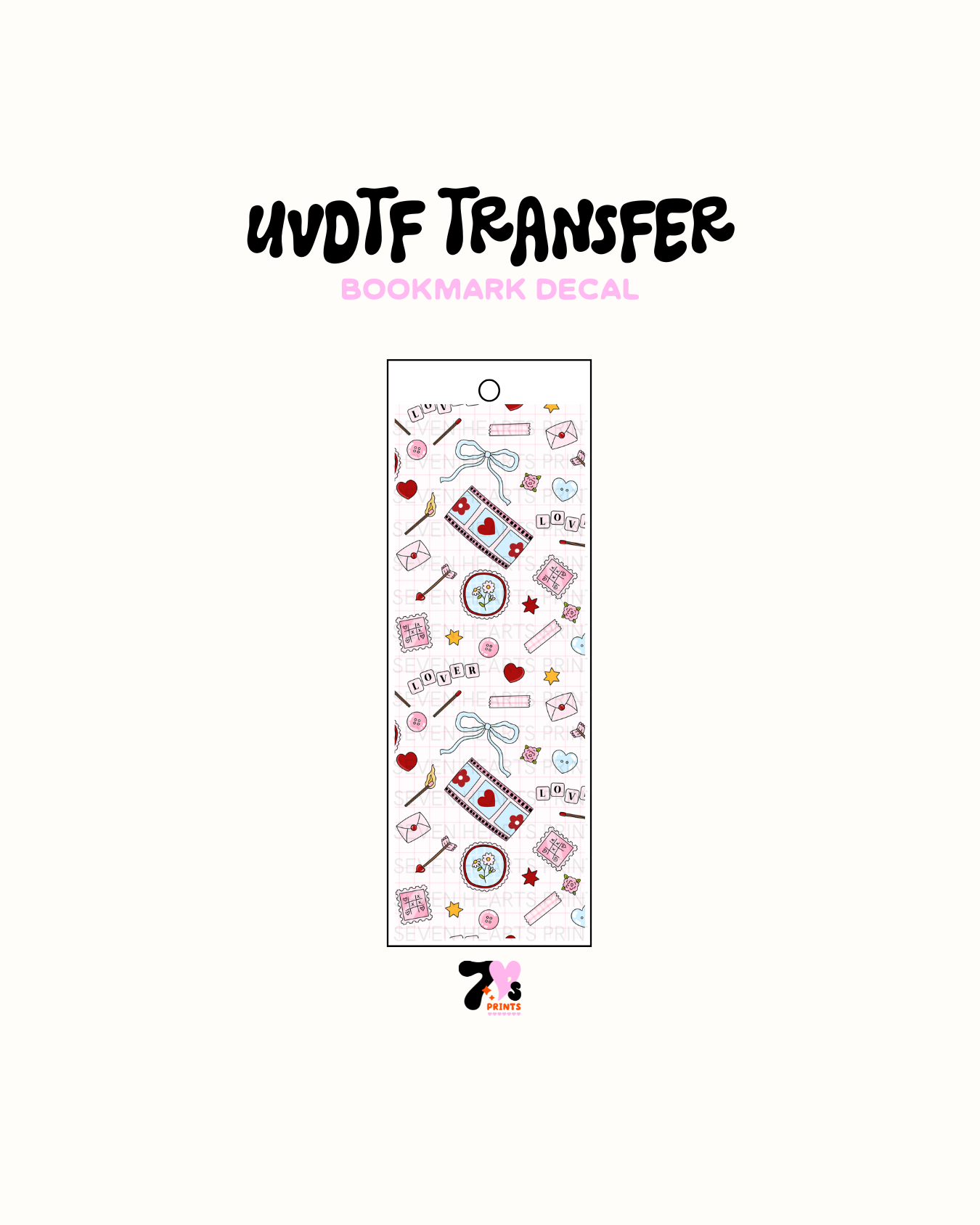 Mix Tape - UVDTF Bookmark Decal