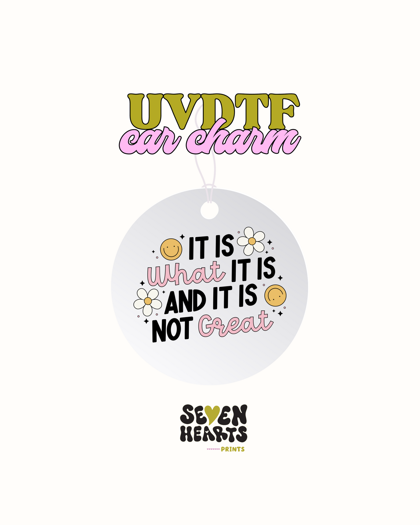 Its is what it is - Car Charm Decal