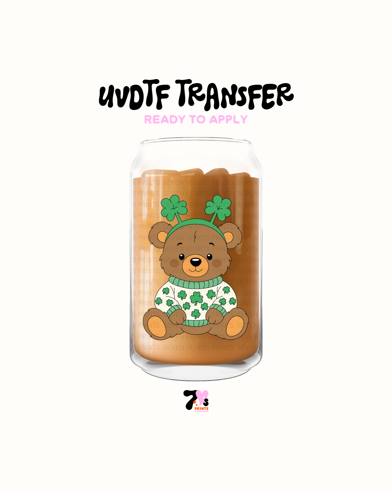 Lucky Bear - UVDTF Decal