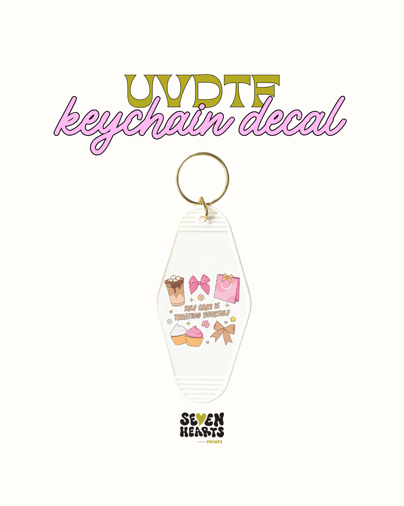 Treading yourself - UVDTF Keychain