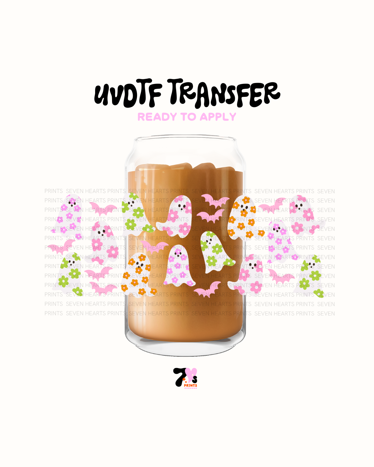 Colorfull Ghosties - UVDTF Wrap