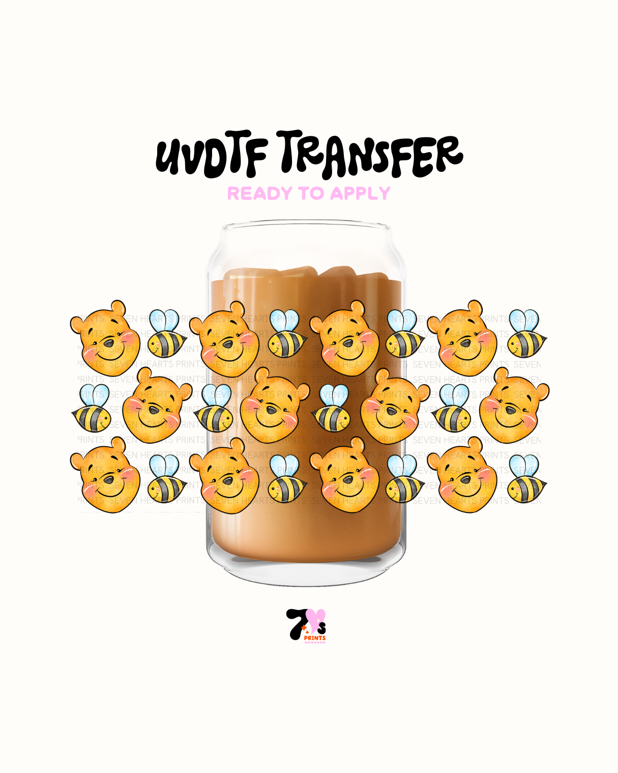 Cute Bear - UVDTF Wrap